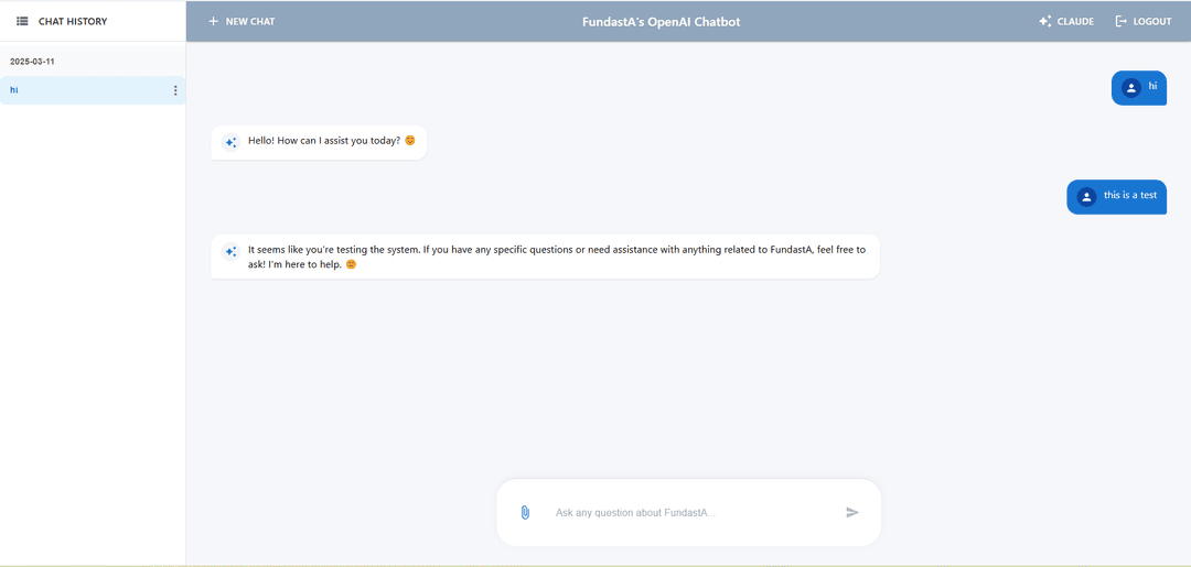 FundastA's Chatbot screenshot 2